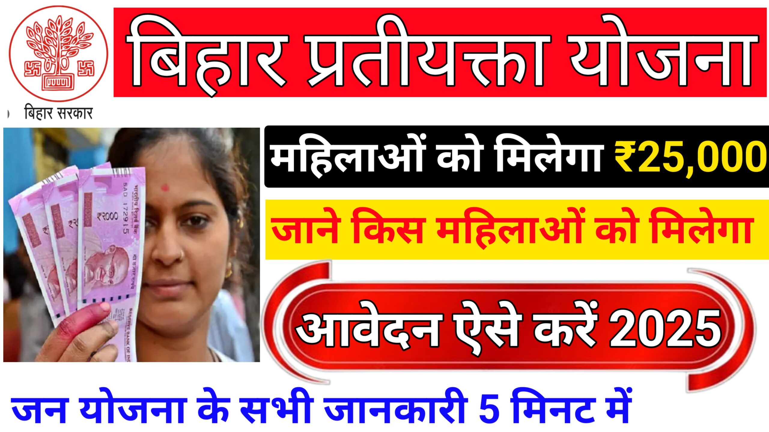 Bihar Pratiyakta Scheme 2025: महिलाओं को ₹25,000 की सहायता, जाने किन महिला को मिलेगा