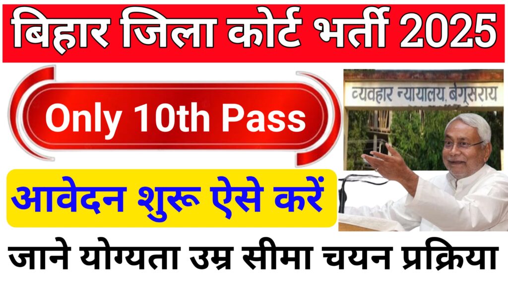 Bihar Jila Court Vacancy 2025