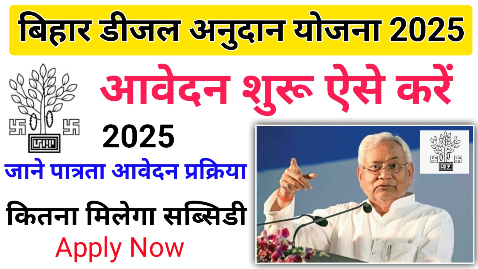 Bihar Desiel Anudan Yojana 2025